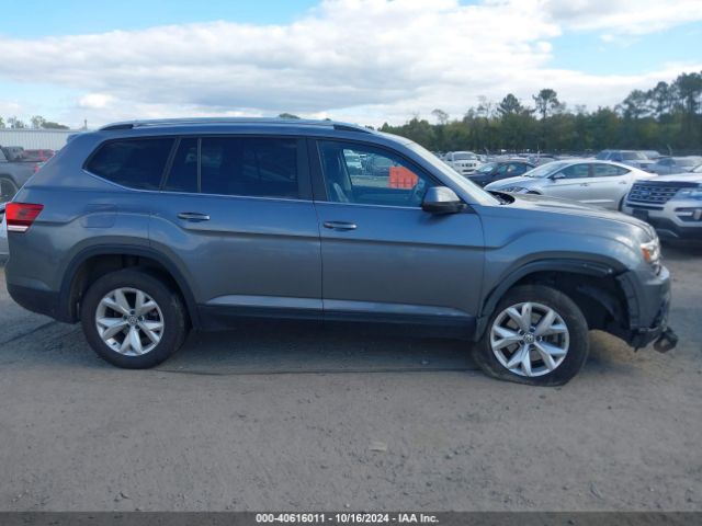 1V2LR2CA7KC610884 Volkswagen Atlas 3.6l V6 Se
