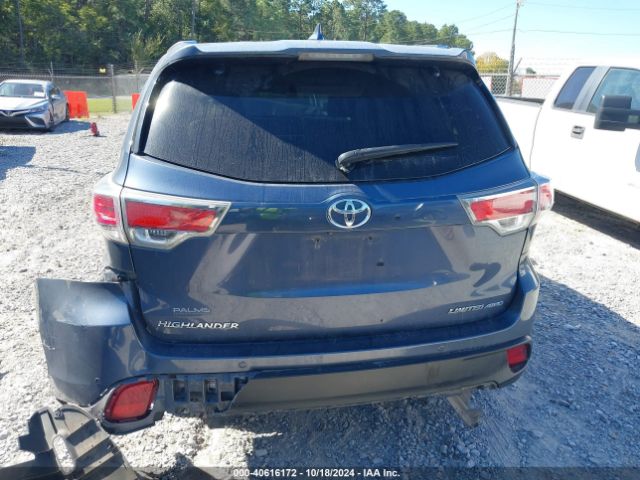 5TDDKRFH5ES020911 Toyota Highlander Limited Platinum V6