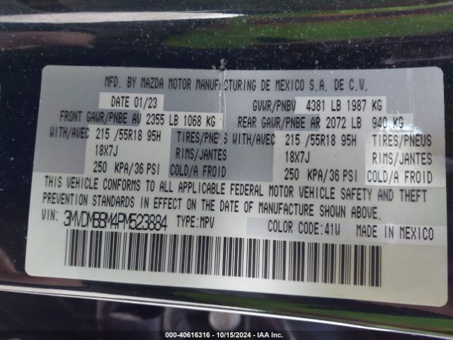 3MVDMBBM4PM523884 Mazda Cx-30 2.5 S Select