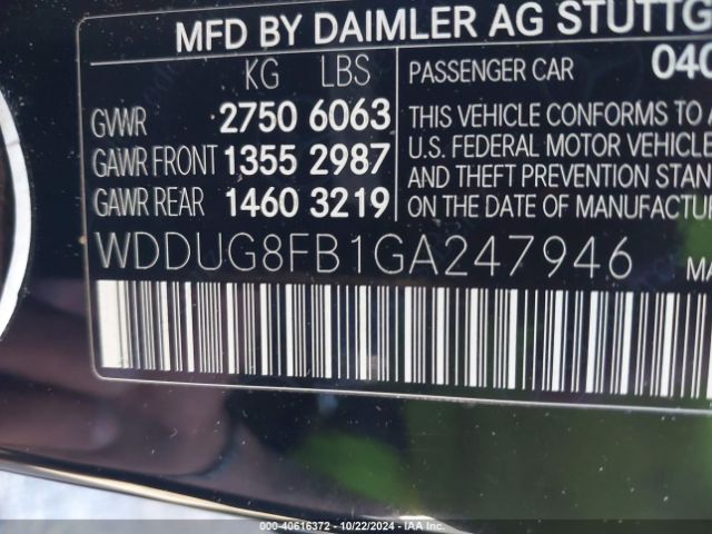 WDDUG8FB1GA247946 Mercedes-Benz S 550 4matic