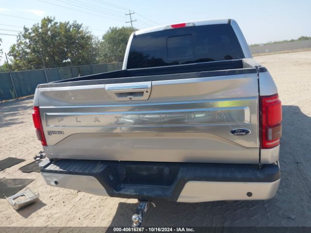 1FTEW1EF4GFB25792 Ford F-150 Platinum