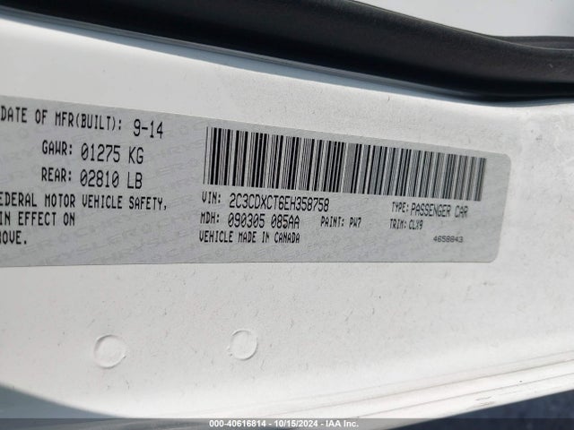 Dodge Charger R/t Max 2014 2C3CDXCT6EH358758 Image 9