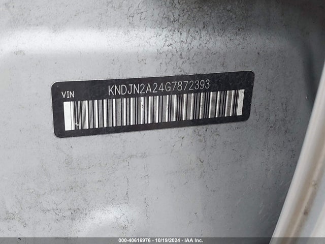 KIA Soul 2016 KNDJN2A24G7872393 Image 9