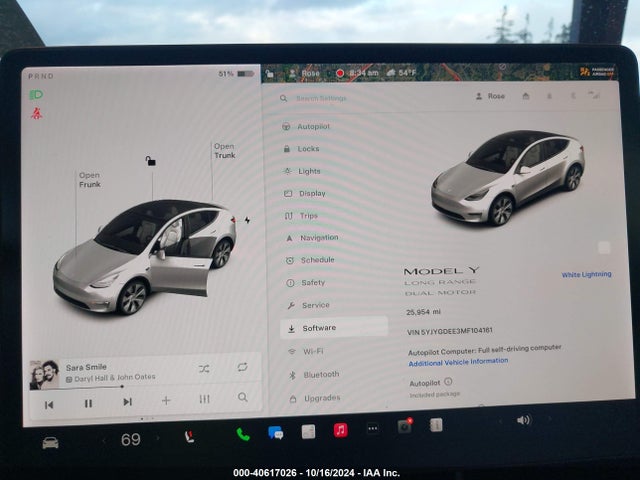 2021 TESLA MODEL Y 5YJYGDEE3MF104161 Photo 6