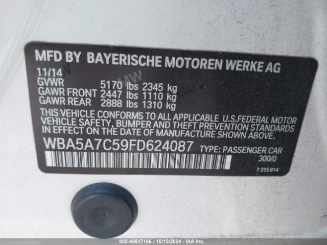 WBA5A7C59FD624087 BMW 528i Xdrive