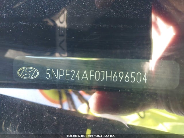 Hyundai SONATA SE 2018 5NPE24AF0JH696504 Image 9
