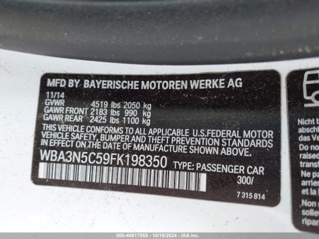 WBA3N5C59FK198350 BMW 428i Xdrive