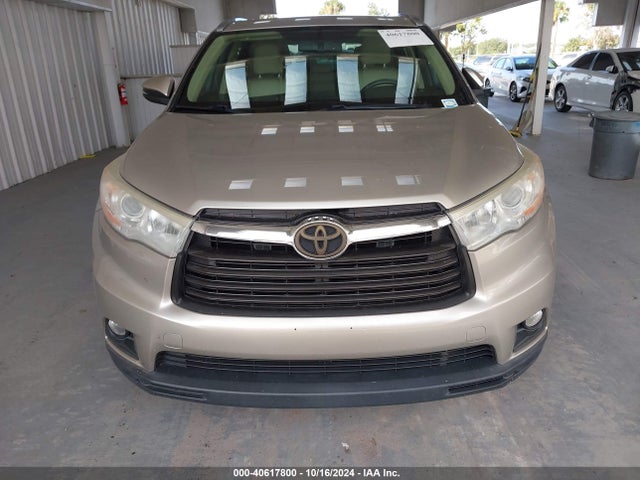 Toyota Highlander Xle V6 2014 5TDJKRFH3ES052582 Image 12