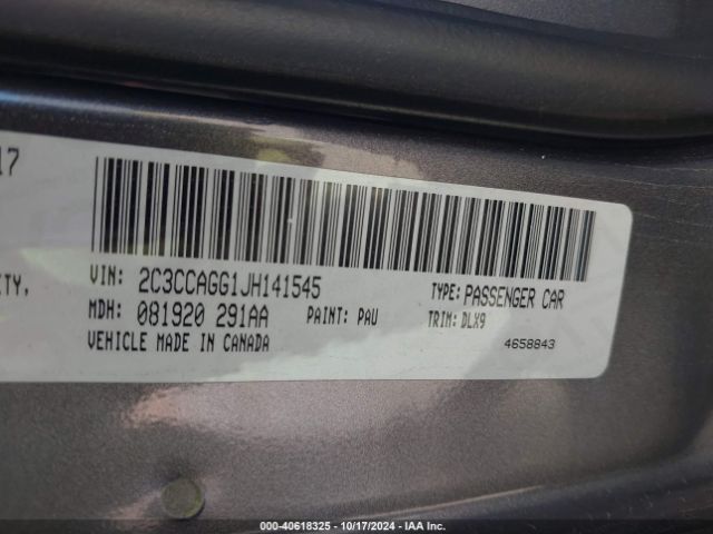 2C3CCAGG1JH141545 Chrysler 300
