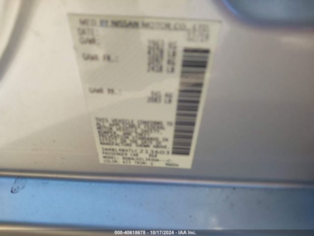 1N4BL4BV7LC213603 Nissan Altima S Fwd