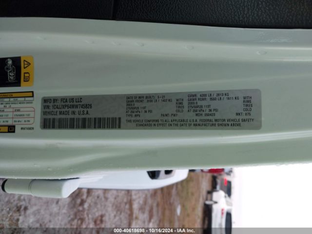 2021 JEEP WRANGLER 4XE 1C4JJXP64MW745826 Photo 8