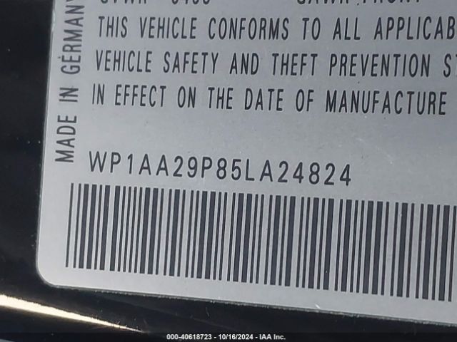 2005 PORSCHE CAYENNE WP1AA29P85LA24824 Photo 8