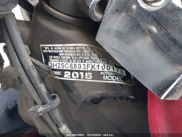 2015 HONDA GL1800 JH2SC6803FK100170 Photo 9