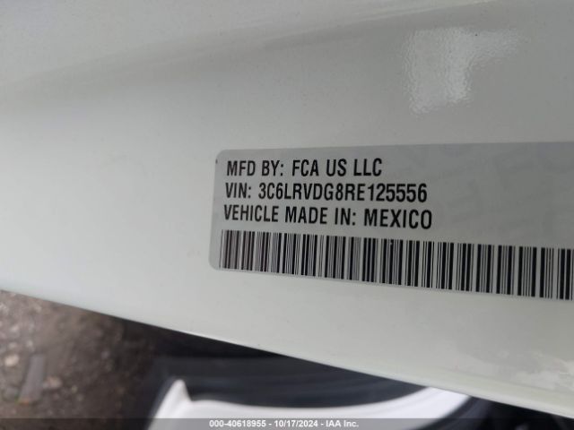 3C6LRVDG8RE125556 RAM Promaster 2500 Slt High Roof 159 Wb