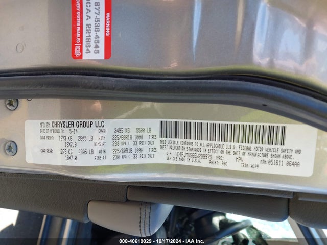 Jeep Cherokee Limited 2014 1C4PJMDS6EW299979 Image 9