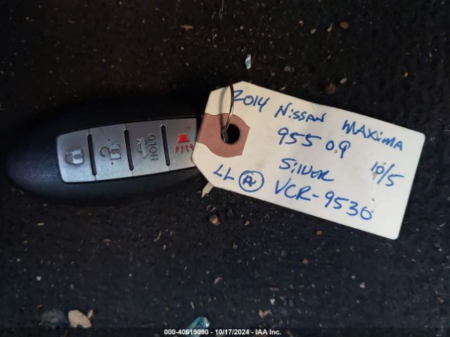 1N4AA5AP3EC495509 Nissan Maxima 3.5 S/3.5 Sv