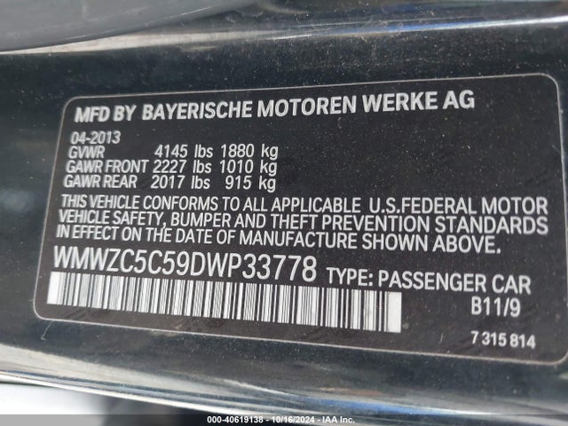 2013 MINI COUNTRYMAN WMWZC5C59DWP33778 Photo 8