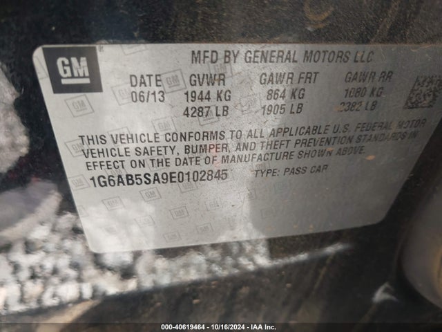2014 CADILLAC ATS 1G6AB5SA9E0102845 Photo 8