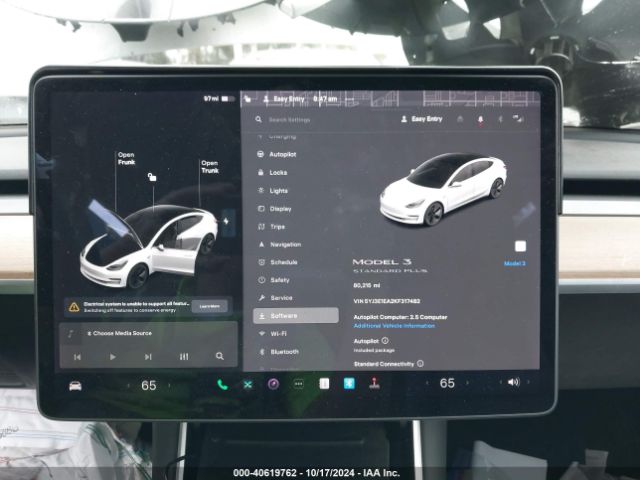 5YJ3E1EA2KF317482 Tesla Model 3 Long Range/mid Range/standard Range/standard Range Plus