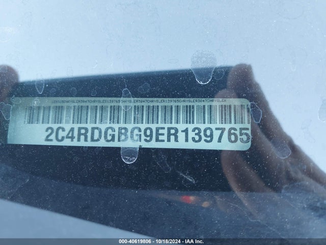 2C4RDGBG9ER139765 Dodge Grand Caravan Se/sxt