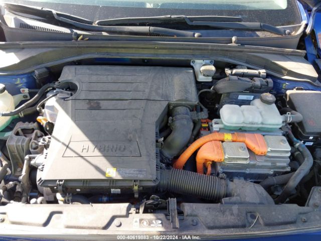 KMHC65LC3KU119277 Hyundai Ioniq Hybrid Blue