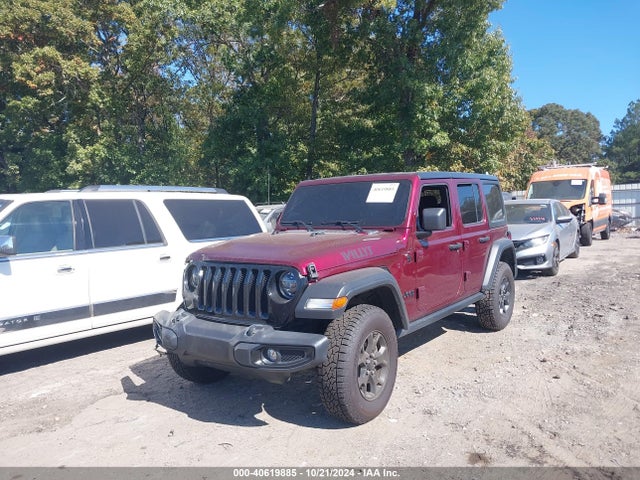1C4HJXDN1MW650554 Jeep Wrangler Unlimited Willys 4x4