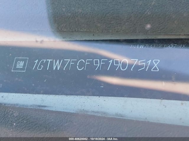 1GTW7FCF9F1907518 GMC Savana 2500 Work Van