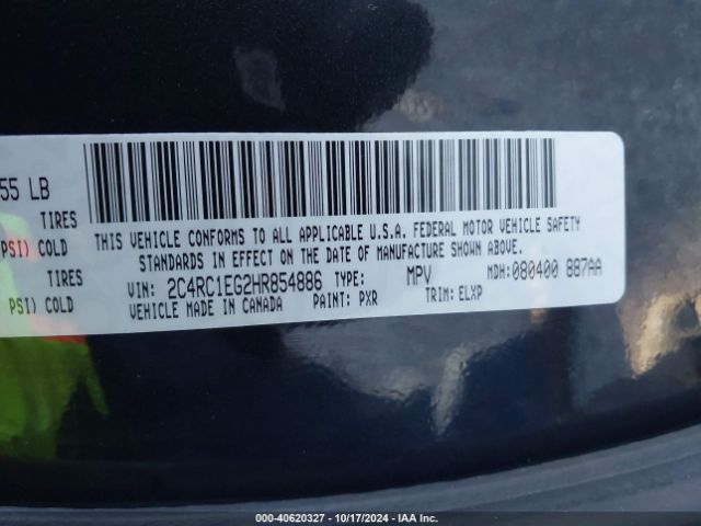 2C4RC1EG2HR854886 Chrysler Pacifica Touring-l Plus