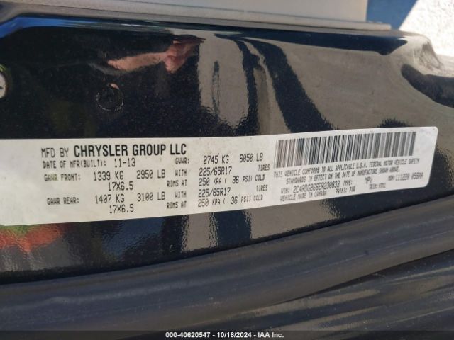 2C4RDGBG6ER230833 Dodge Grand Caravan Avp/se