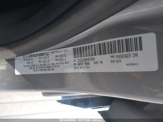 1C3CCCCG8FN519764 Chrysler 200 C