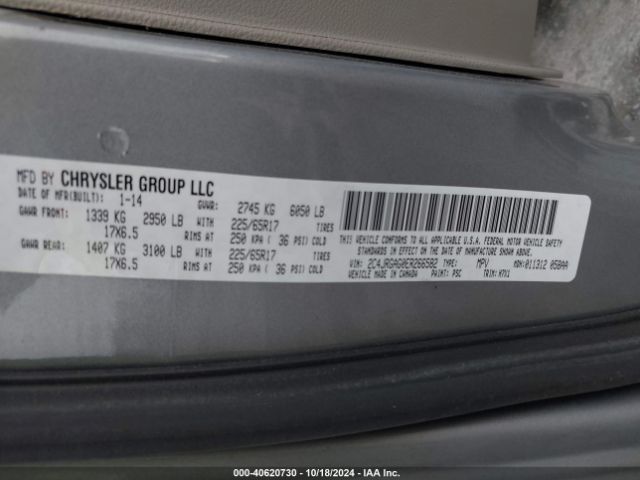 2C4JRGAG0ER266582 RAM Cargo Tradesman
