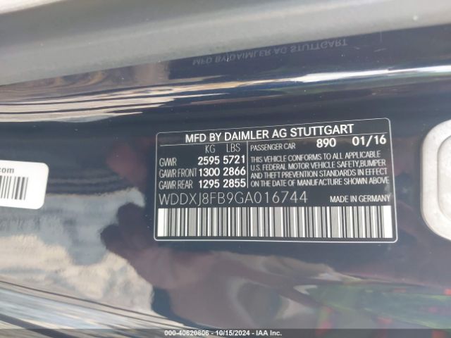 WDDXJ8FB9GA016744 Mercedes-Benz S 550 4matic