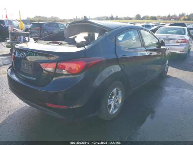 KMHDH4AE3FU264757 Hyundai ELANTRA SE