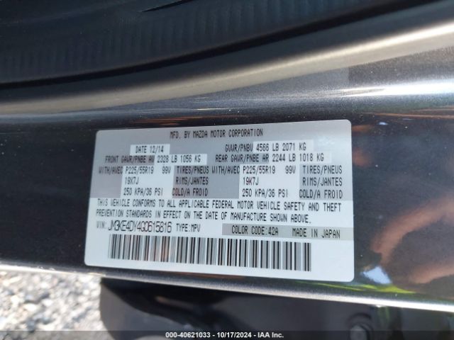 JM3KE4DY4G0615816 Mazda Cx-5 Grand Touring