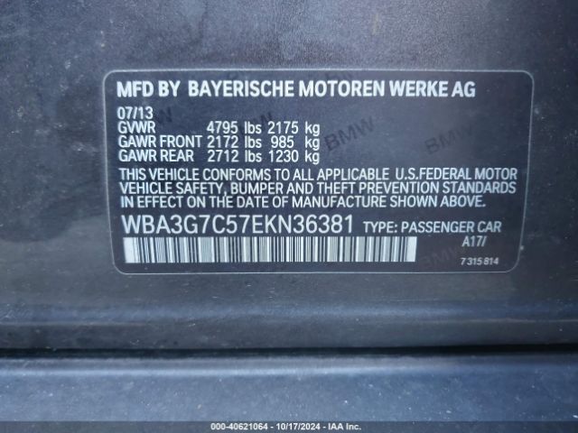 WBA3G7C57EKN36381 BMW 328i Xdrive