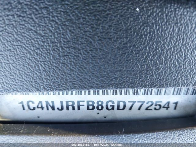 1C4NJRFB8GD772541 Jeep Patriot High Altitude Edition