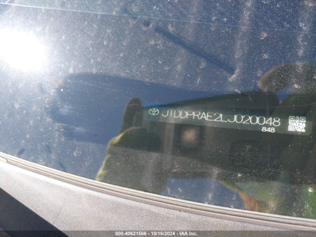 JTDDPRAE2LJ020048 Toyota COROLLA L