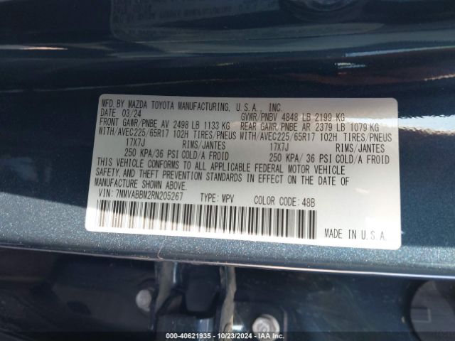 7MMVABBM2RN205267 Mazda Cx-50 2.5 S Preferred