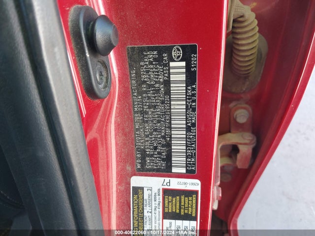 Toyota CAMRY SE 2014 4T1BF1FK9EU795230 Image 9
