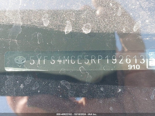 Toyota COROLLA SE 2024 5YFS4MCE5RP192613 Image 9