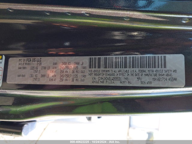 1C4HJXDN3LW269531 Jeep Wrangler Unlimited Sport S 4x4
