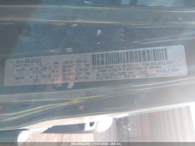 1C6JJTAG4LL133062 Jeep Gladiator Sport S 4x4