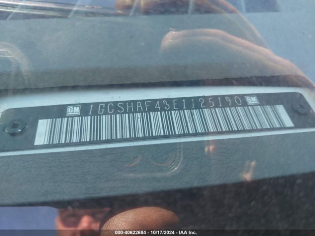 1GCSHAF43E1125190 Chevrolet Express 1500 Work Van