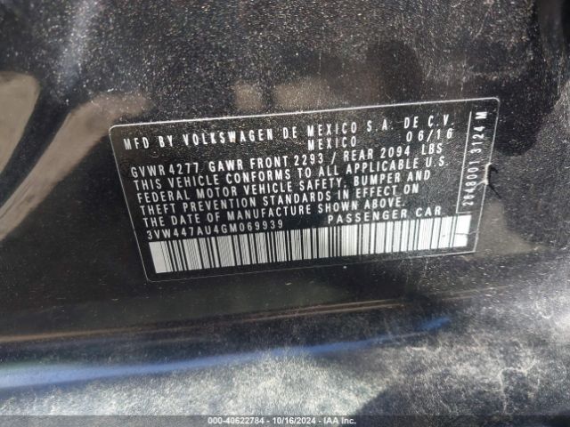 2016 VOLKSWAGEN GOLF GTI 3VW447AU4GM069939 Photo 8