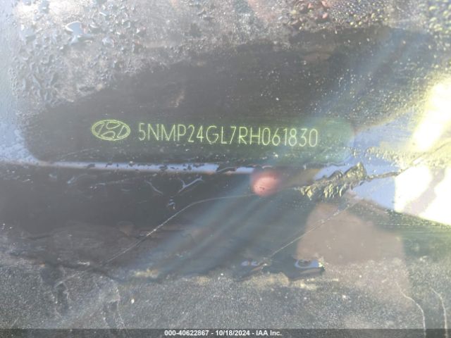 5NMP24GL7RH061830 Hyundai Santa Fe Sel