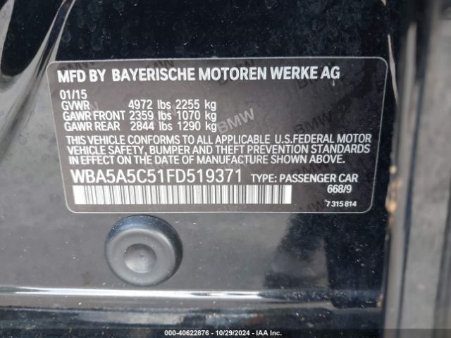 WBA5A5C51FD519371 BMW 528I