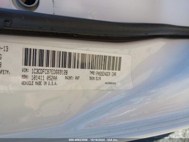 1C3CDFCB7ED669128 Dodge Dart Limited