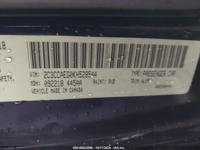 2C3CCAEG0KH528544 Chrysler 300 Limited