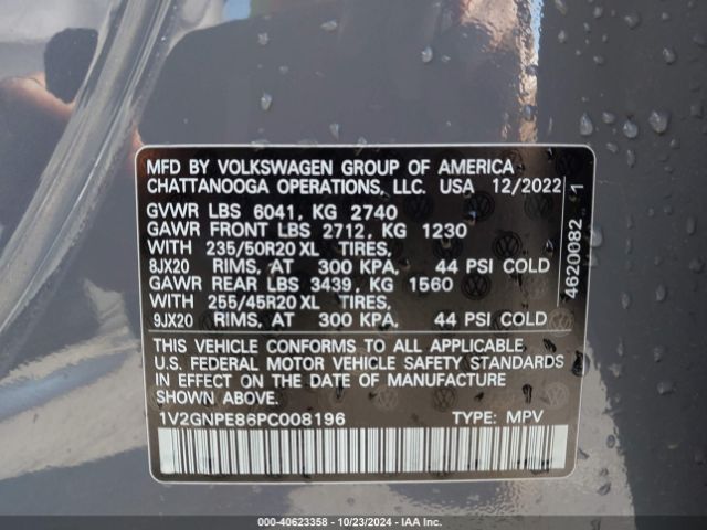 1V2GNPE86PC008196 Volkswagen Id.4 Awd Pro S/awd Pro S Plus