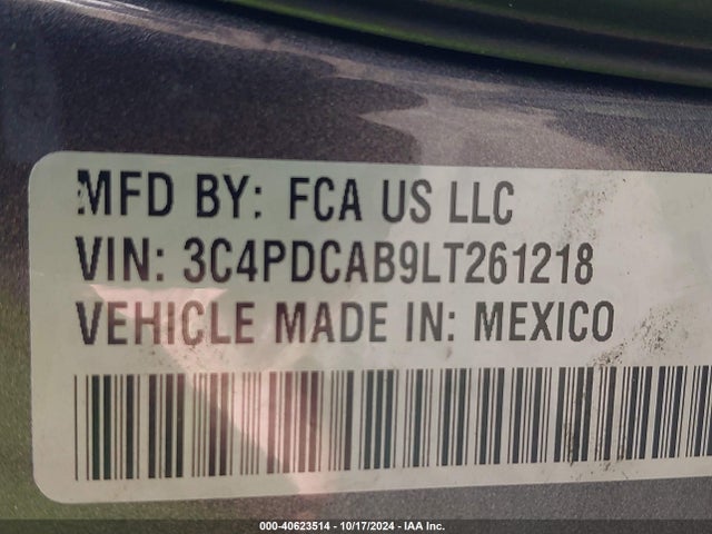 Dodge Journey Se Value 2020 3C4PDCAB9LT261218 Image 9